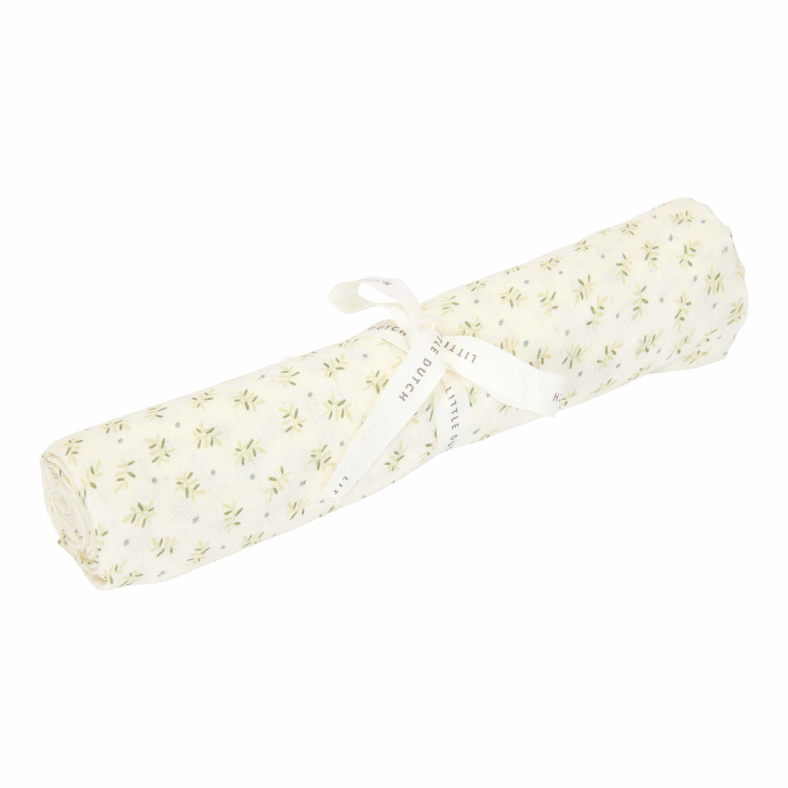 Swaddle muslin 120 x 120 cm Blauberry Leaves