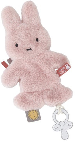 Miffy Schnullertuch Fluffy pink